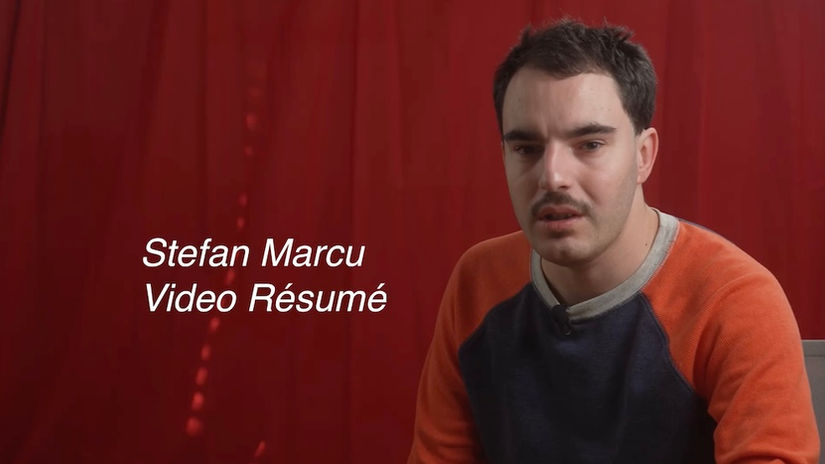 Stefan Marcu's Video Résumé